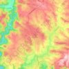 La Fouillade topographic map, elevation, terrain