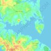 Magothy River topographic map, elevation, terrain