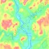 Town of Hadley topographic map, elevation, terrain