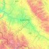 托林镇 topographic map, elevation, terrain