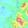 Aghowle topographic map, elevation, terrain