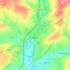 Albert topographic map, elevation, terrain