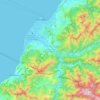 Khelvachauri Municipality topographic map, elevation, terrain