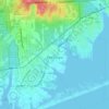 East Quogue topographic map, elevation, terrain