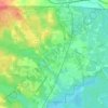 Century topographic map, elevation, terrain