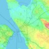 Helsingborgs kommun topographic map, elevation, terrain
