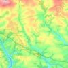Menheniot topographic map, elevation, terrain