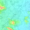 Isfahan topographic map, elevation, terrain