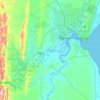 Boane topographic map, elevation, terrain