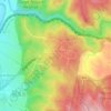The Ridgeway topographic map, elevation, terrain