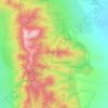 Great Basin National Park topographic map, elevation, terrain