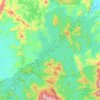 Kenyir Reservoir topographic map, elevation, terrain