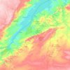 Binga topographic map, elevation, terrain
