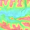 Cordes-sur-Ciel topographic map, elevation, terrain