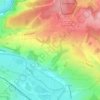 Saint-Laurent topographic map, elevation, terrain