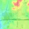 Benchmark topographic map, elevation, terrain