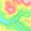 Scalp Level topographic map, elevation, terrain