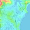 Mona Vale topographic map, elevation, terrain