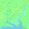 Sonagazi Upazila topographic map, elevation, terrain