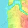 Goderich topographic map, elevation, terrain