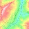 Barbosa topographic map, elevation, terrain