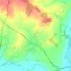 Lavendon topographic map, elevation, terrain