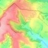 Offwell topographic map, elevation, terrain