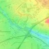 Abbotstown topographic map, elevation, terrain