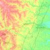 Nash County topographic map, elevation, terrain