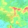 Jarzé topographic map, elevation, terrain