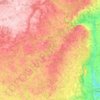 Erin topographic map, elevation, terrain