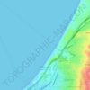 Sand City topographic map, elevation, terrain