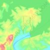 Bull Shoals topographic map, elevation, terrain