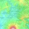 Antigua Guatemala topographic map, elevation, terrain