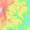 Salgar topographic map, elevation, terrain