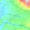 River Greta topographic map, elevation, terrain
