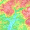 Saint-Pardoux-la-Rivière topographic map, elevation, terrain