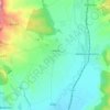 Lazany topographic map, elevation, terrain