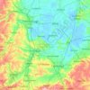 Cambridgeshire topographic map, elevation, terrain