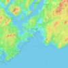 City of Saint John topographic map, elevation, terrain