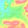 Gallina topographic map, elevation, terrain