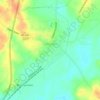 Coffeeville topographic map, elevation, terrain