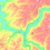 Colfax topographic map, elevation, terrain