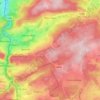 Petit-Thier topographic map, elevation, terrain