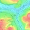 Shipley topographic map, elevation, terrain