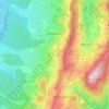 Cortambert topographic map, elevation, terrain