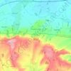 Kingston Lisle topographic map, elevation, terrain