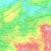 Hyndburn topographic map, elevation, terrain