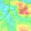 Darenth topographic map, elevation, terrain