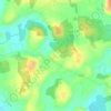 Crey topographic map, elevation, terrain